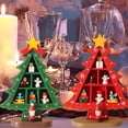 thumbnail image 4 of Decoración navideña, árbol de Navidad de madera, accesorios de escritorio para ventana de árbol de Navidad de madera, 4 of 4