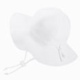 thumbnail image 2 of CAUYDY 6-12 Months Baby Girl Sun Hat Summer Beach Hats Sun Wide Brim 1-5T Toddler Bucket Hat Cap Kids Bucket Hat Sun Beach Cap for Boys Girls (Sizes 2-4 Years,White), 2 of 4