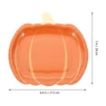 thumbnail image 2 of IBASETOY 20Pcs Orange Pumpkin Paper Dinner Plates Disposable for Fall Festival and Party Use, 2 of 6