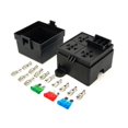 thumbnail image 2 of 3 Way 4Pin Fuse Holder Relay Holder Circuit Standard ATO Blade Fuse Relay Holder 12V 40A Relay, 2 of 5