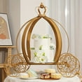 thumbnail image 3 of Giant Carriage Cake Stand, Big Size 25" height, Beautiful Cinderella Pumpkin Coach, Centerpiece, Cinderella Wedding Decor, 3 of 5