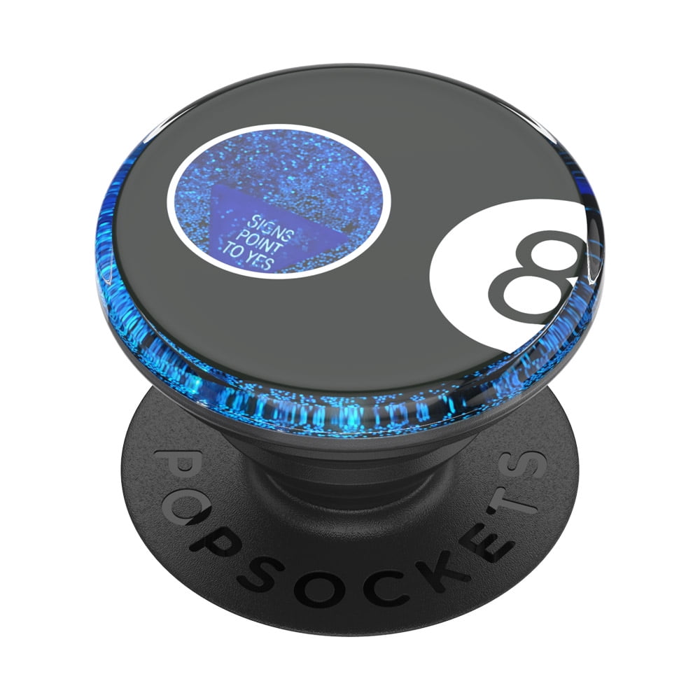PopSockets Grip with Swappable Top for Cell Phones, PopGrip Tidepool Magic 8 Ball