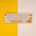 thumbnail image 2 of Honey Milk Theme 140 Keys English Mechanical Keyboard XDA Profile DYE-Sub PBT Keycap Keyboard PBT material Keycap for Mechanical Gaming Keyboard Keycaps Set for Mechanical Gaming Keyboard, 2 of 5