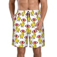 thumbnail image 1 of Balery Rubber Duck Chicken Bird Traje de Baño Estilo Hawaiano para Hombre, Shorts de Secado Rápido con Bolsillos-Medium, 1 of 6
