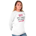 thumbnail image 5 of Funny Matching BFF Set for Besties Women's Long Sleeve T Shirt Brisco Brands S, 5 of 6