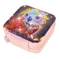 thumbnail image 1 of Organizador Joyas Con Pintura Diamantes PU ​​forma Especial Loro Hada Y Gato, 1 of 9