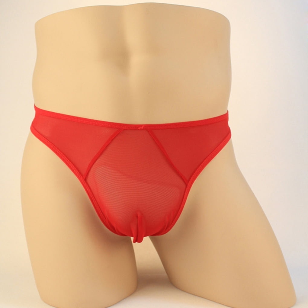 Qoo10 - FeelinGirl MensTransprant Sexy Briefs Men Underwear Male