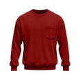 thumbnail image 4 of Kezqiaxn Sweatshirts for Men Fall Long Sleeve Pullover Athletic Tops Pockets Crewneck Sweatshirt Plus Size Fashion, 4 of 6