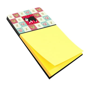 Cymric Cat Love Sticky Note Holder Red