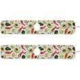 thumbnail image 3 of 2 PCS Faucet Splash Catcher, 30"x5" Fresh Avocado Herbs and Chili Peppers Microfiber Cloth Kitchen Faucet Absorbent Mat Sink Splash Guard Faucet Mat for Kitchen Sink Water Absorbent Mat for Kitchen, 3 of 7