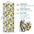 thumbnail image 2 of Cartoon Construction Vehicles Splashes White Pattern Hot Yoga Mat Towel Non Slip for Hot Yoga - Quick-Drying Yoga Mat Cover with 4 Corner Pockets with Travel Bag - Hot Yoga Towel Non Slip 70"x26", 2 of 6
