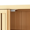 thumbnail image 6 of Large Capacity Bamboo Storage Cabinet Furniture: Natural & Stylish Shelving for Bathroom, Living Room & More, 6 of 8
