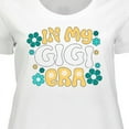 thumbnail image 4 of Inktastic In My Gigi Era Retro with Flowers Women's Plus Size T-Shirt, 4 of 5