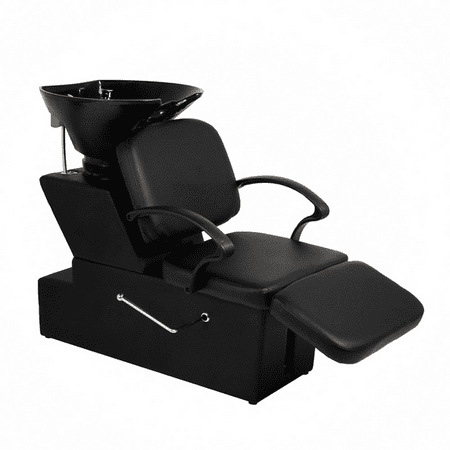 U-MAX Salon Adjustable Bowl Shampoo Sink Backwash Chair Barber Beauty Spa Equipment