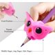 thumbnail image 1 of 6 piezas de guía de dedos para ni?os, empu?aduras de guía de dedos para lápiz de silicona, ayuda de escritura ergonómica para necesidades de ni?os adultos, eficaz, para ayudar a corregir la escritura a mano, 6 colores ShuxiuWang 8390606602459, 1 of 1