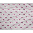 thumbnail image 4 of oneOone Tissu Polyester Lycra Teckel Décor Tissu Imprimé BTY 56 Pouces de Large, 4 of 4