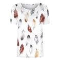 thumbnail image 3 of Roncen Women's T Shirts Short Sleeve Crewneck Summer Tops Casual Loose Basic Tee Shirts 2026 Trendy Clothes, 3 of 4