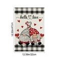 thumbnail image 3 of Boovnll Valentines Day Garden Flag, 12x18" Linen Double Sided Valentine Garden Flag for Holiday Anniversary Wedding Outdoor Yard Flags Decor, Valentines Day Decorations, 3 of 6