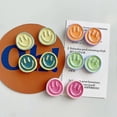 thumbnail image 2 of Cartoon Smiley Face Refrigerator Magnets Nordic Ins Wind Personality Home Whiteboard Decoration Photo Message Board, 2 of 4