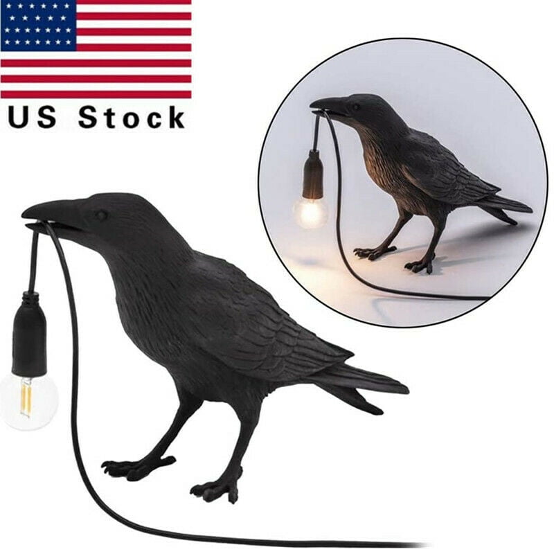 Crow Under The Moon USB Backpack 17 Inches High-Capacity for Studing