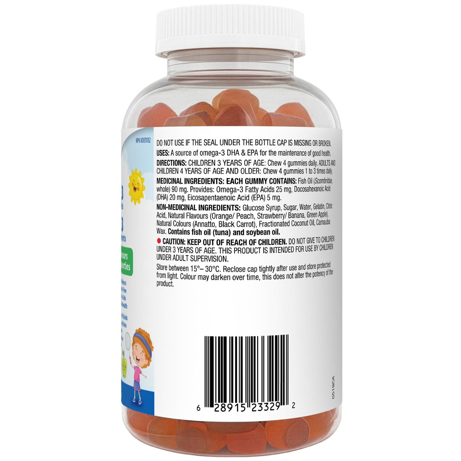 Oméga-3 gélatines pour enfants Equate, format économique