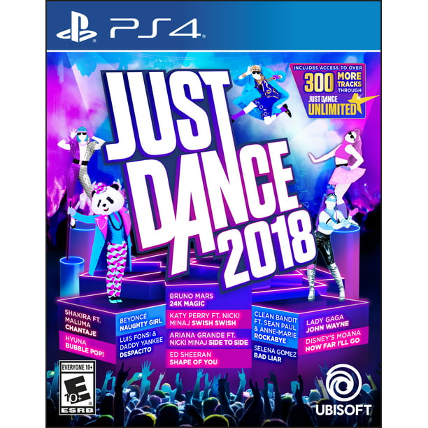 Just Dance 2018 Ubisoft Playstation 4 887256028633 Walmart Com Walmart Com