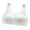 White, variant on Gunia Training Bras For Girls Teen Sports Bras Comfort Soft Solid Color Bras,Size 9-15 Years
