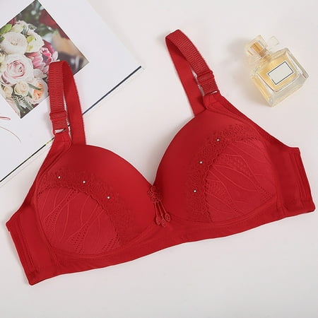 

Women s Bra No Steel Ring Gather Adjustable Spring Summer Casual Basic Soft Fashion Cute Daily Versatile Style Underwear