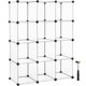 thumbnail image 1 of Armario modular SONGMICS con 12 cubos, 31 x 93 x 123 cm, ancho, 1 of 7