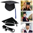 thumbnail image 4 of Gorro Graduación Con Borla Suministros para Fiesta Ajustables, 4 of 9