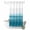 OmbreXF0489, variant on No Hook Shower Curtain with Built-in Rings - Yellow White Washable Waterproof Fabric Bathroom Curtains for Hotel,Rentals, 60 X 72 Inch Long , Abstract Modern Brush Strokes
