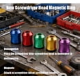 thumbnail image 2 of Bit Magnetizer Ring, Strong Magnetic Screw Ring for Drill, Screwdriver Head Magnetics Rings, 1/4 Inch/6.35mm Universal Magnetics Screw Rings Head (10pcs A), 2 of 7