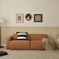 thumbnail image 3 of Comfortable Brown Leather Sofa Designer Longue Modern Cover Modern Living Room Sofa Unusual Relax Canape Salon Bedroom Furniture My Lux Decor Round, 3 of 12