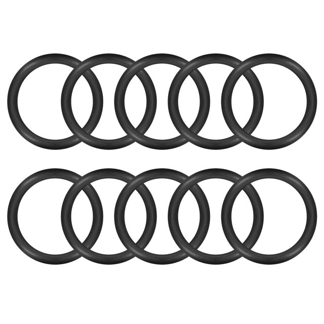 Unique Bargains O-Rings Nitrile Rubber 33mm x 40mm x 3.5mm Seal Rings Sealing Gasket 10pcs