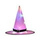 thumbnail image 4 of Advancent Sombrero con luces LED para vacaciones de Halloween que brilla intensamente, se puede usar en la cabeza o como colgante, sombrero de bruja, Iluminación navideña rosado Advancent HA006911-06B, 4 of 6