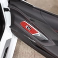 thumbnail image 3 of TINKI Soft Carbon Fiber Window Lift Switch Trim Cover Fit for Chevrolet Corvette Z06 Z51 C8 2020-2023, Window Lift Switch Panel Decoration Frame Trim Sticker,for Coupe, 3 of 6