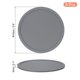 thumbnail image 2 of Uxcell 6pcs Posavasos de Silicona para Protección de Mesas y Muebles, Gris, 2 of 5