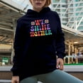 thumbnail image 2 of We Shine Together Retro Merch Gift Ideas for Dancers Navy Hooded Sweatshirt or Hoodie, Medium, 2 of 5