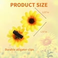 thumbnail image 2 of 20 PCS Daisy Hair Clips, Daisy Flower Hair Clips, Vintage Sun Flower with Hair Alligators Clips Hair Barrette for Women Wedding Hair Accessories for Brides, 2 of 6