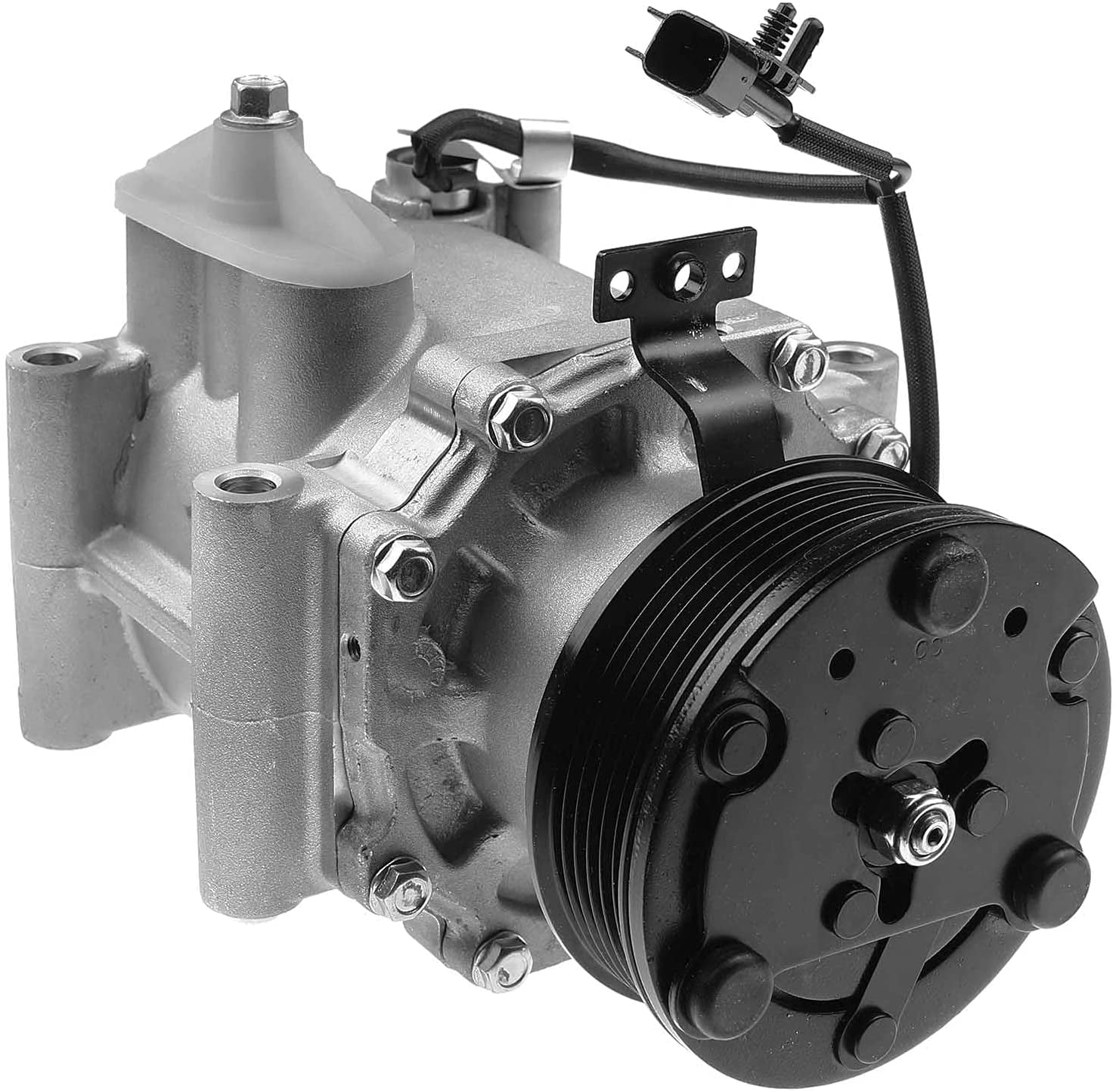 A-Premium AC Compressor with Clutch Compatible with Saturn Vue 2004-2007 Sport Utility V6 3.5L