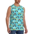 thumbnail image 2 of Balery Cartoon Monster Truck Camisetas sin mangas para hombre, absorbe la humedad y protege contra el mal olor.-Large, 2 of 7