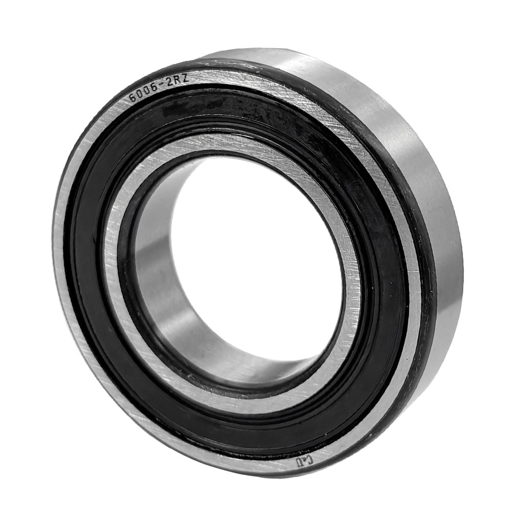 CKU Deep-Groove Ball Bearings 6006-2RS Double Rubber Sealed Pre-Lubricated Chrome Steel 8-Pack 30x55x13mm
