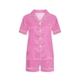 thumbnail image 2 of KkSLirnhs 4Y Girls Pajamas Size 8 Girls' Summer Nightshirt – Breathable, Playful Look, Ideal for Warm Weather Pink, 2 of 4