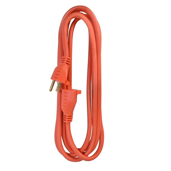 Coleman Cable 2305 16/3 15' Orange Vinyl Workshop Cord