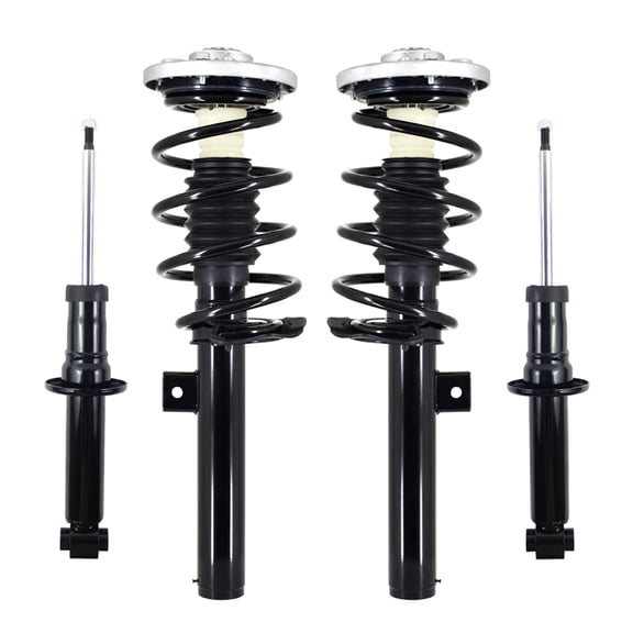 Set of 4 Front Quick Complete Strut-Coil Spring-Rear Shock For 2011-2017 BMW X3