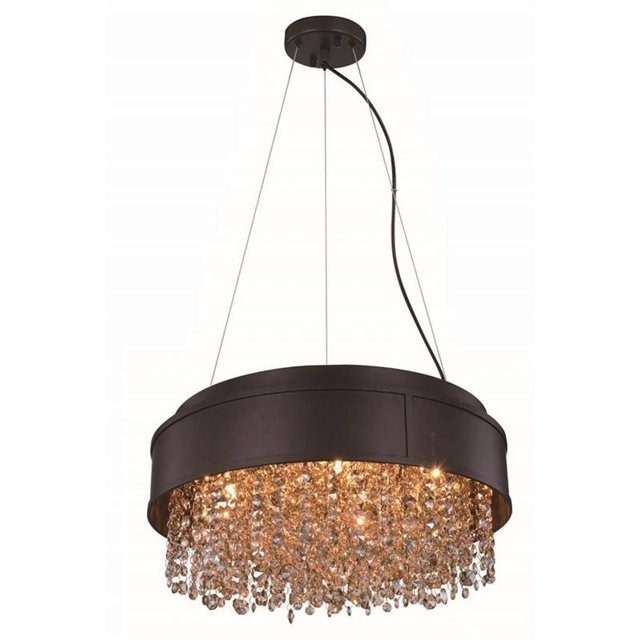 Elegant Lighting Regency 16" 4 Lumière Lustre en Cristal Royal
