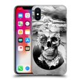 thumbnail image 1 of Head Case Designs Officially Licensed Riza Peker Skulls 6 Black And White 2 Soft Gel Case Compatible with Apple iPhone X / iPhone XS, 1 of 7