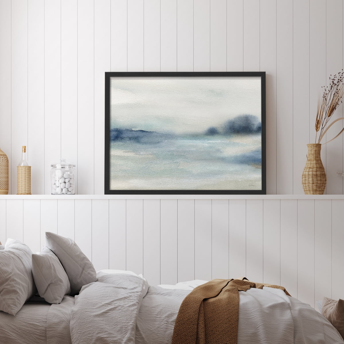 Simply Soft Morning by Carol Robinson - Restickable Framed Giclée Print
