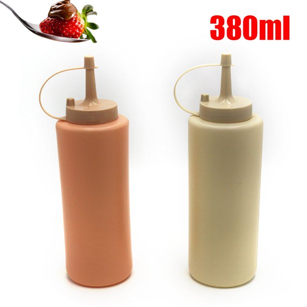 Condiment Sauce Dispenser Plastic Squeeze Bottle Ketchup Mustard Salad