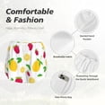 thumbnail image 6 of Lsque Strawberry and Lemon Printed Women's Running Shorts with Liner Pockets,Elastic Quick Dry Workout Athletic Gym Yoga Shorts,Womens High Waist Shorts-XX-Large, 6 of 9